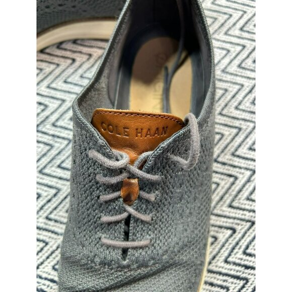 Cole Haan Men\'s Original Grand Stitchlite Oxfords Size 11 Gray Knit With Leather main image 11